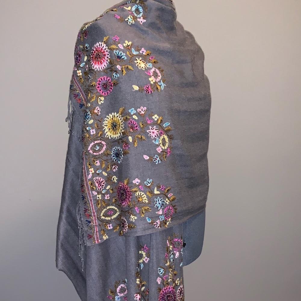 Beautiful beaded scarf